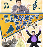 Poster announcing the Harmony High Rock and Roll Cruise Event by Royal Caribbean