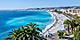 Nice (Villefranche), France, Aerial Beach View